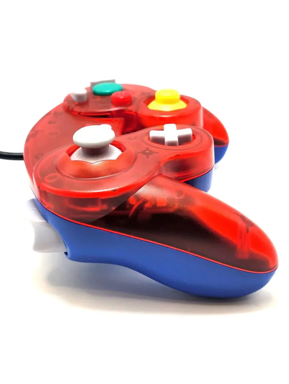 Nintendo GameCube Controller Game Pad For NGC - Wii Console - Plumber Red & Blue